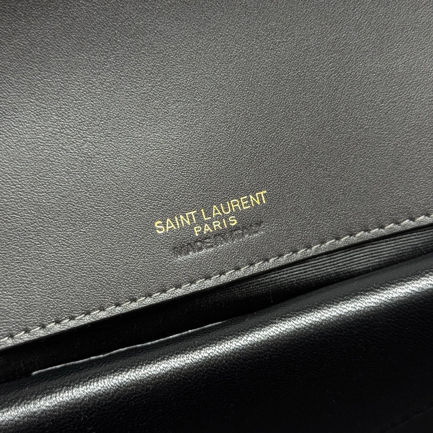 YSL Loulou Bag 29cm Grey Suede 285665