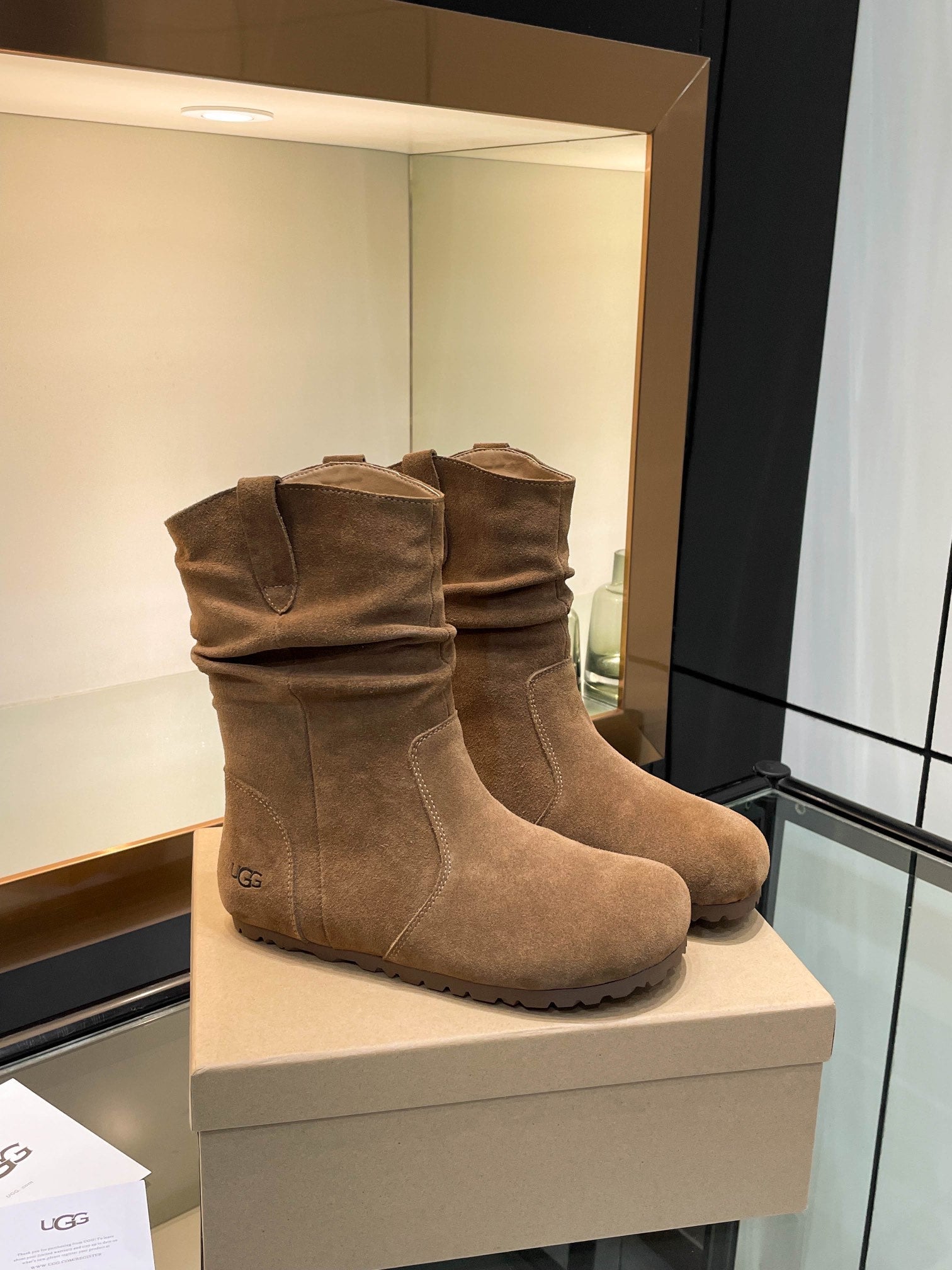 UGG Tasman Boots Brown Suede 527291