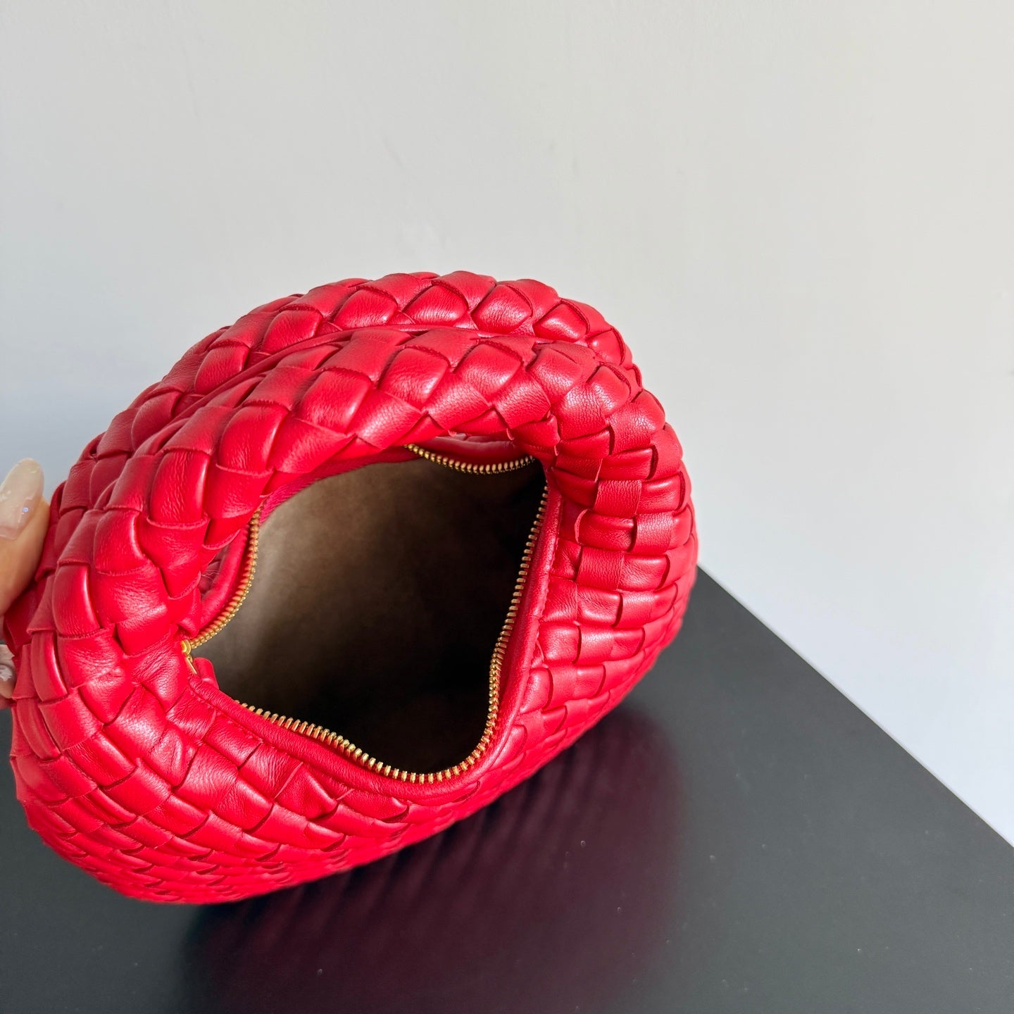 Bottga Veneta 2026 Bag 26cm Red Lambskin