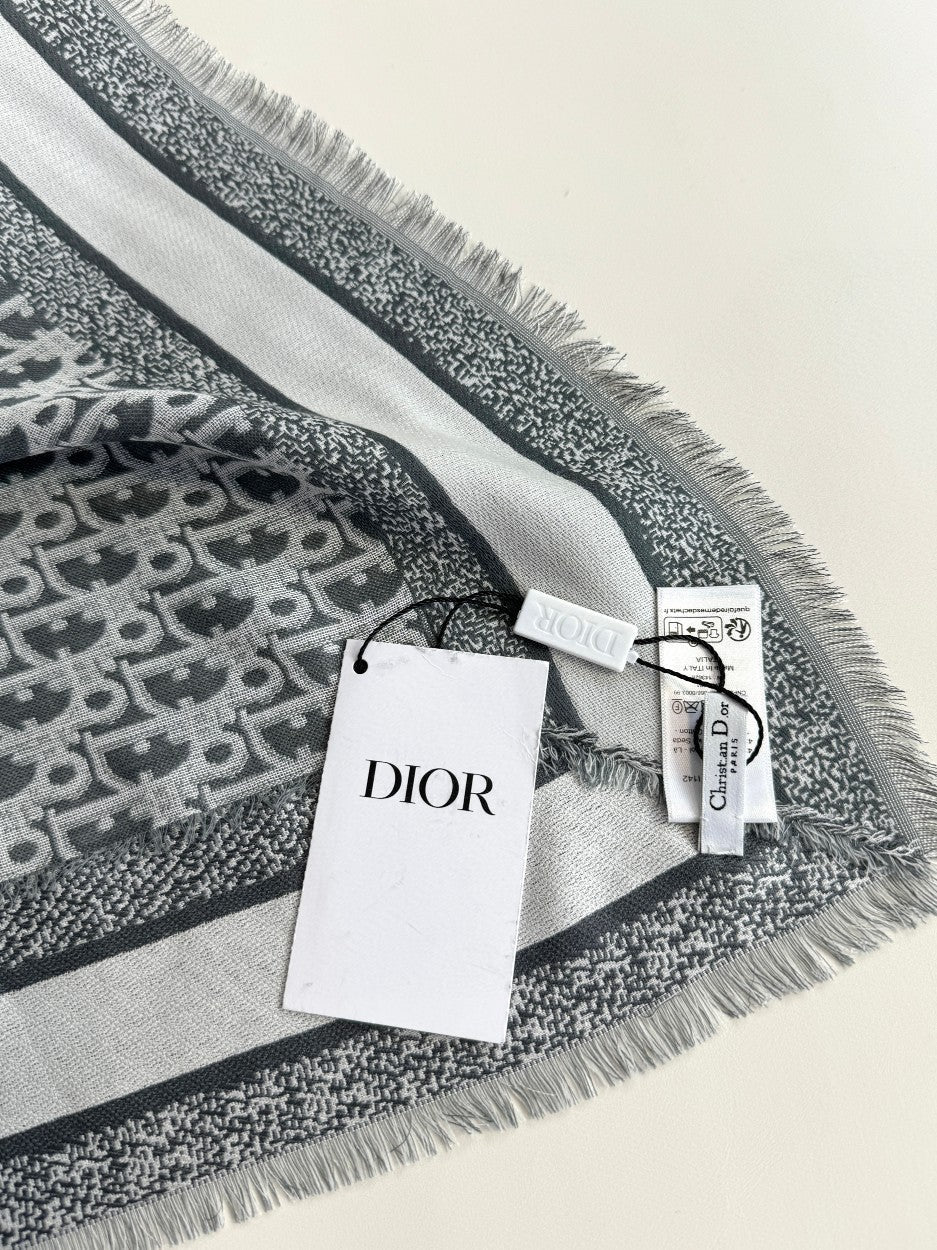 Dior 26s Scarf 140cm In Cashmere Silk 313215