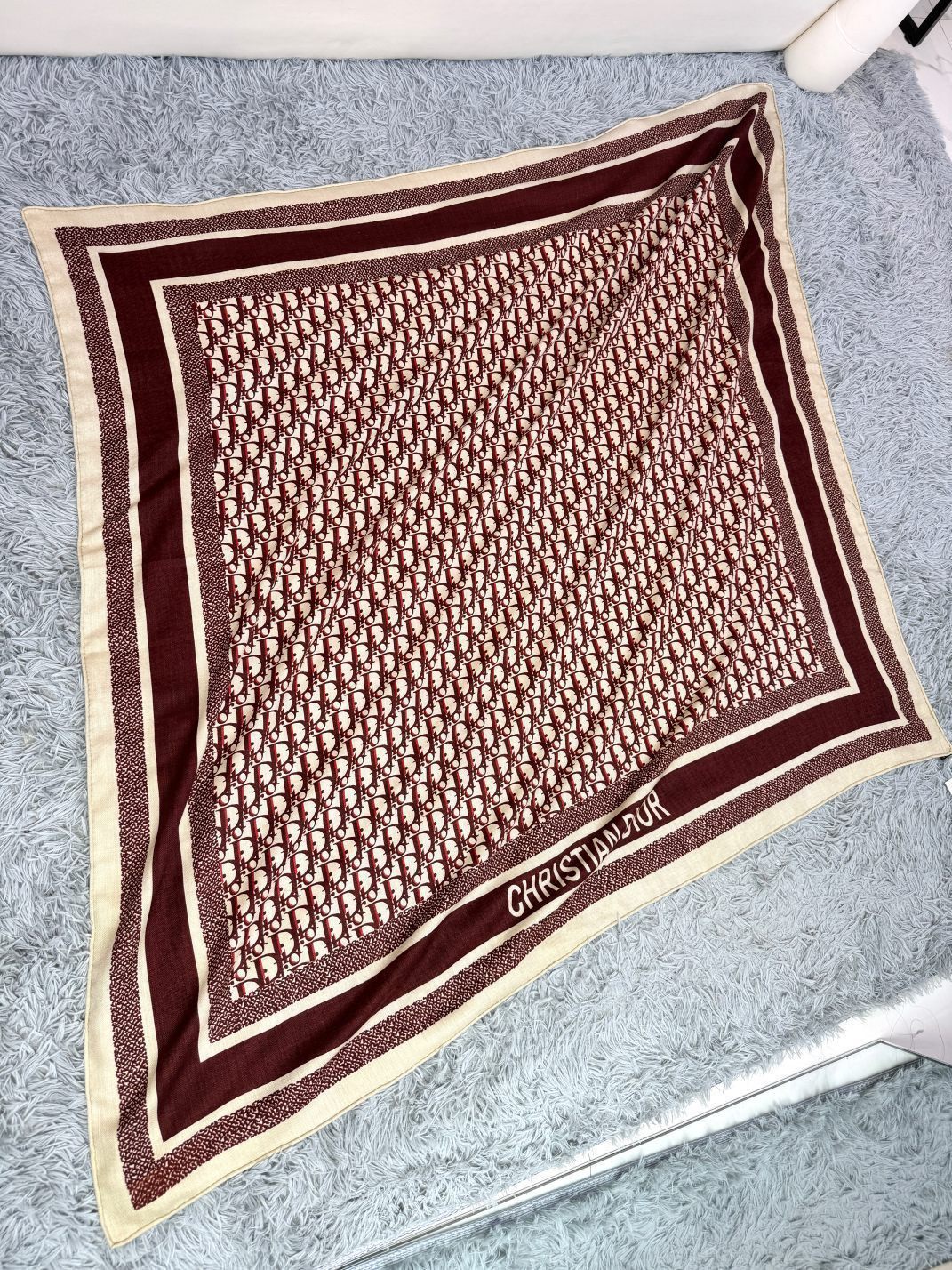 Dior 26s Scarf 140cm Silk & Cashmere 304566