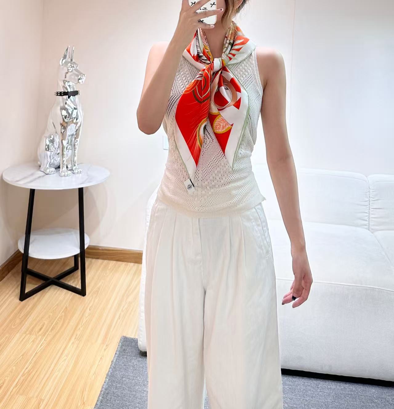 Hermes 26s Scarf 90 In Silk 303219