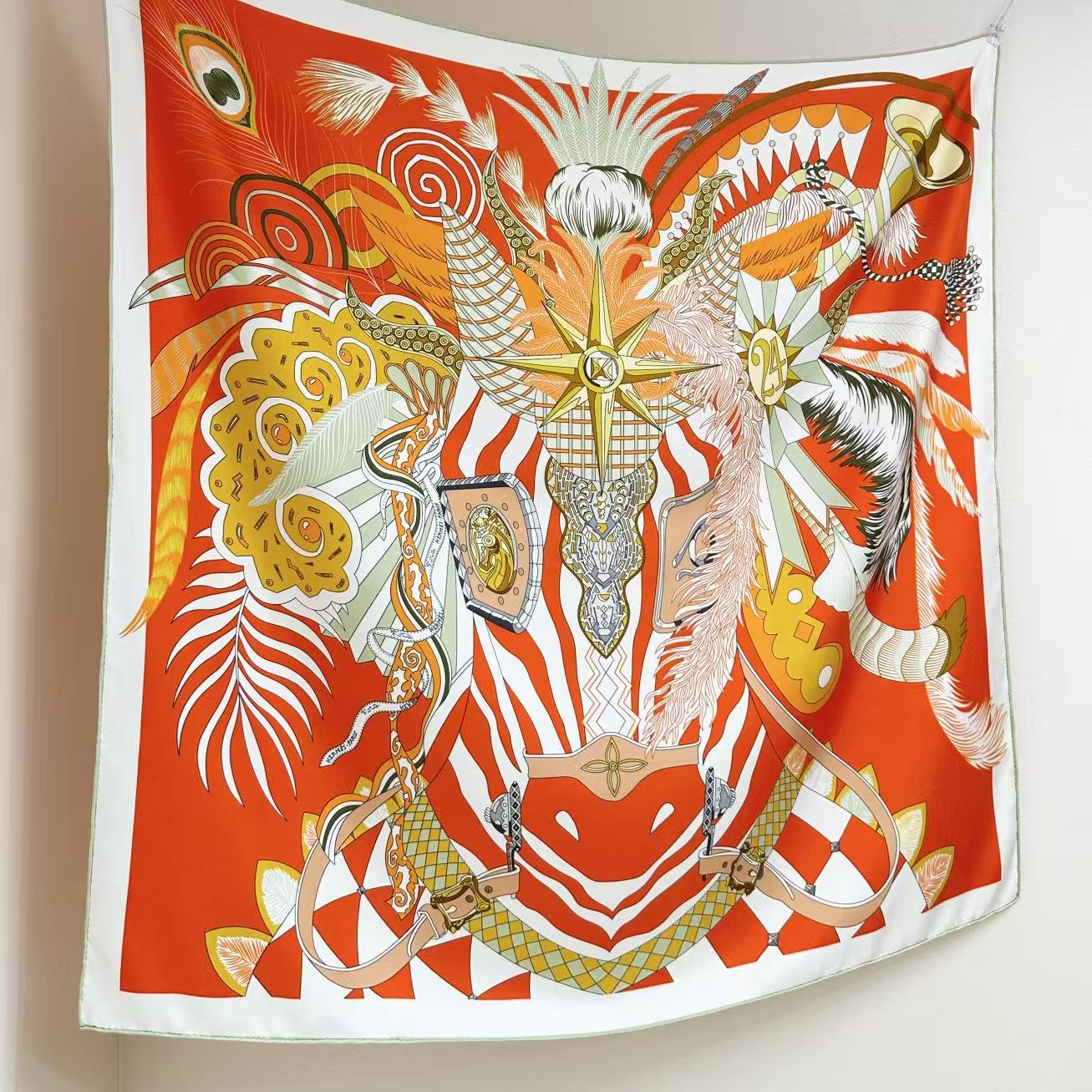 Hermes 26s Scarf 90 In Silk 303219