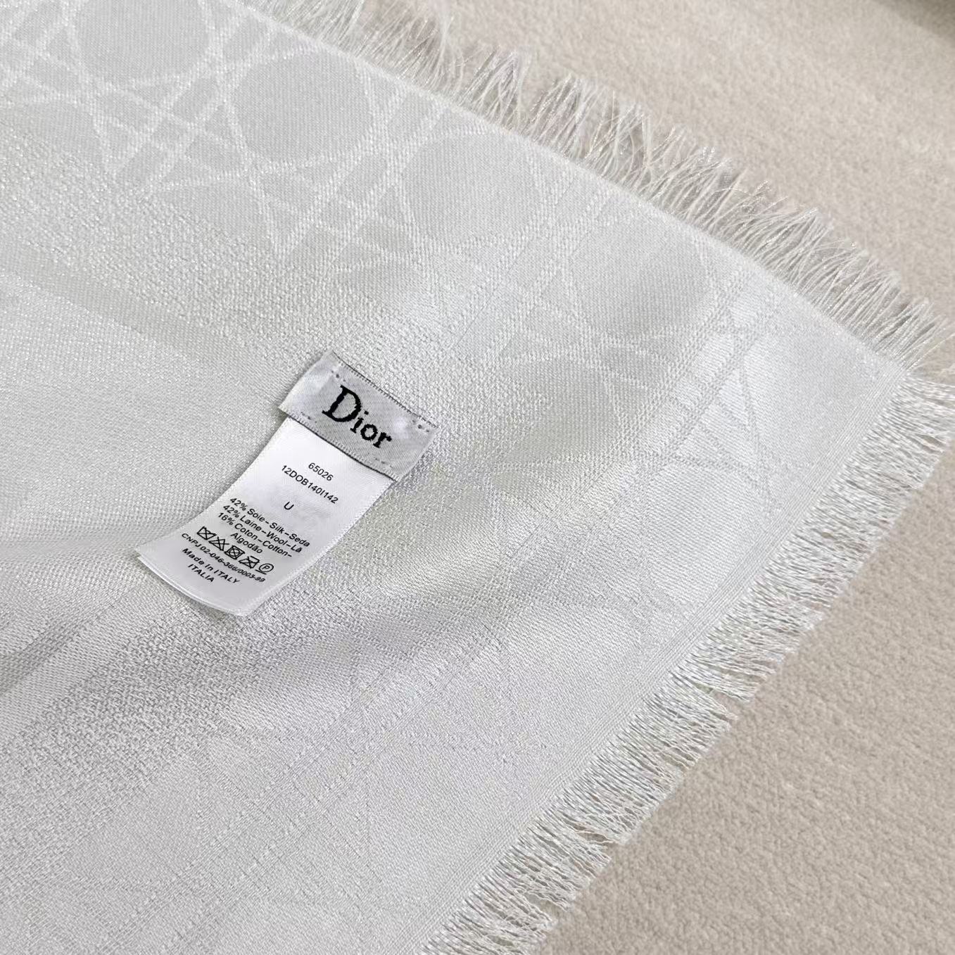Dior 26s Scarf 140cm Silk & Cashmere 303198