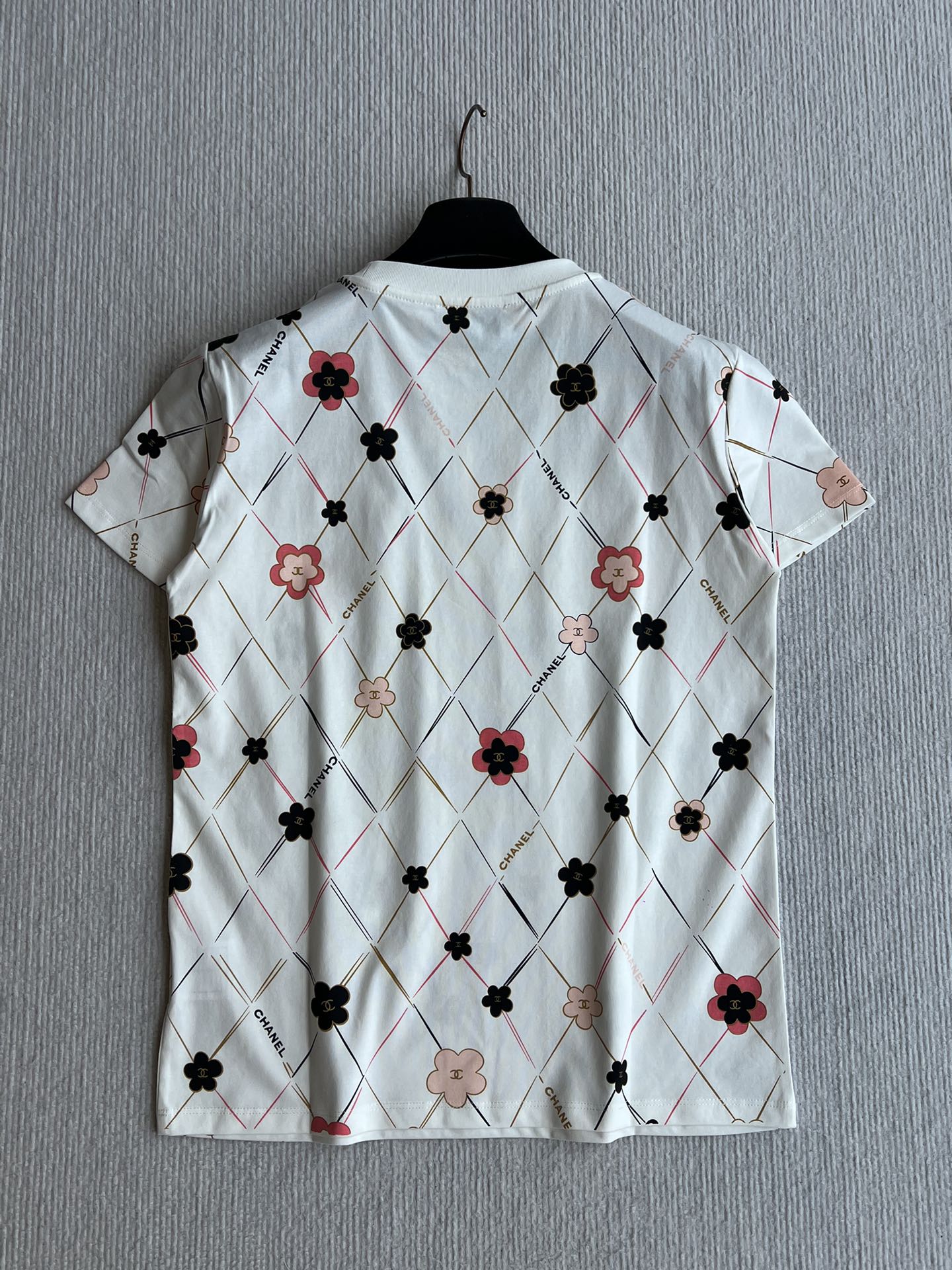 CC 25 Round- Neck T-shirt In White Cotton 277250