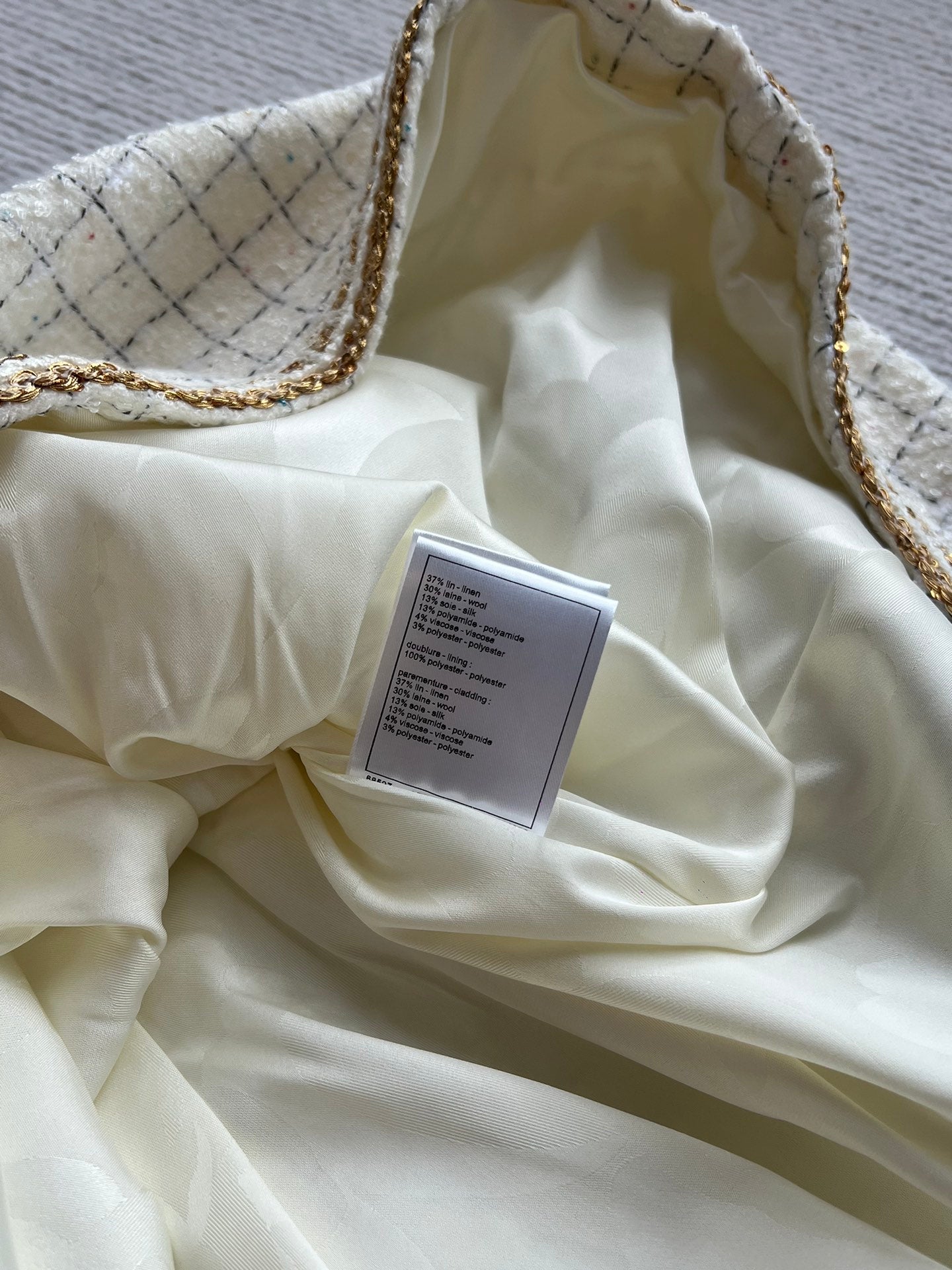 CC 25 Dress White Linen 300131