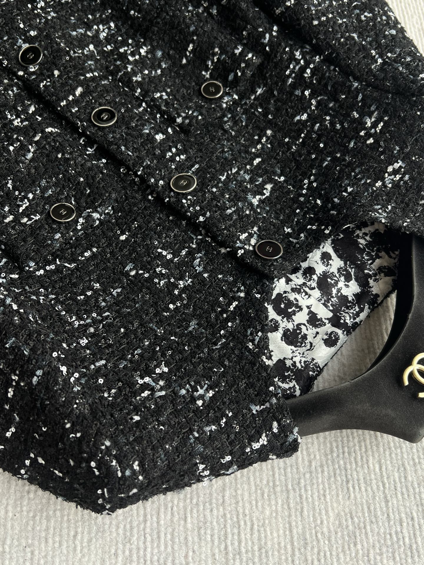 CC 26s Jacket Black White Tweed 372540