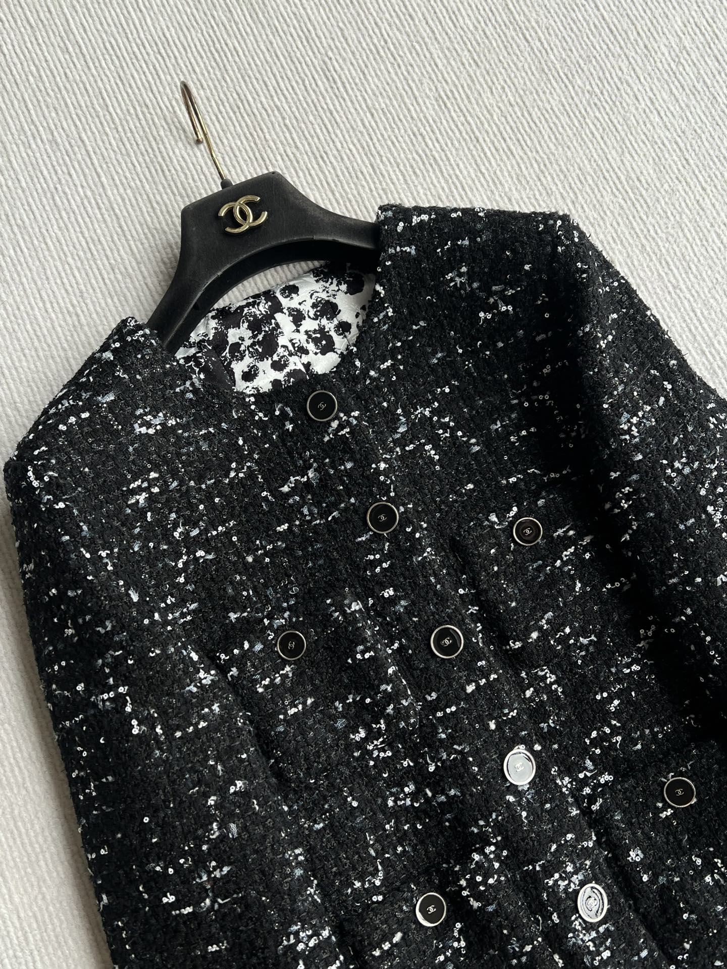 CC 26s Jacket Black White Tweed 372540