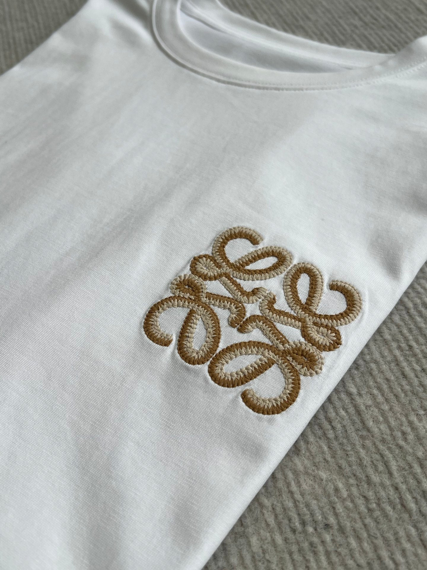 Loewe Boxy fit T-shirt White Coton 372604