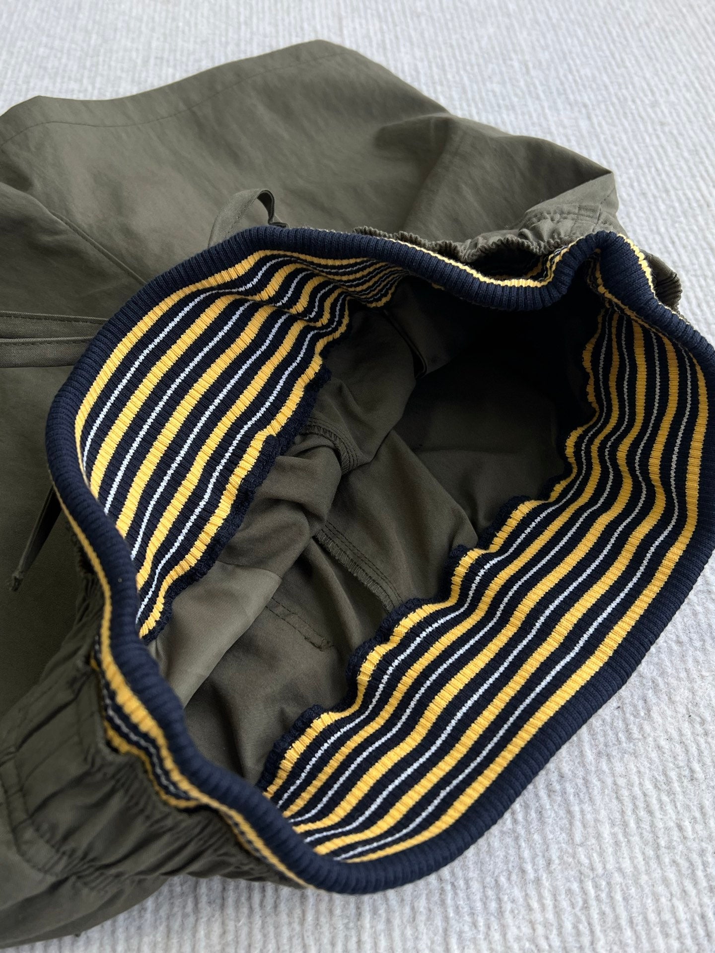 Prada Shorts Olive Polyester 372618