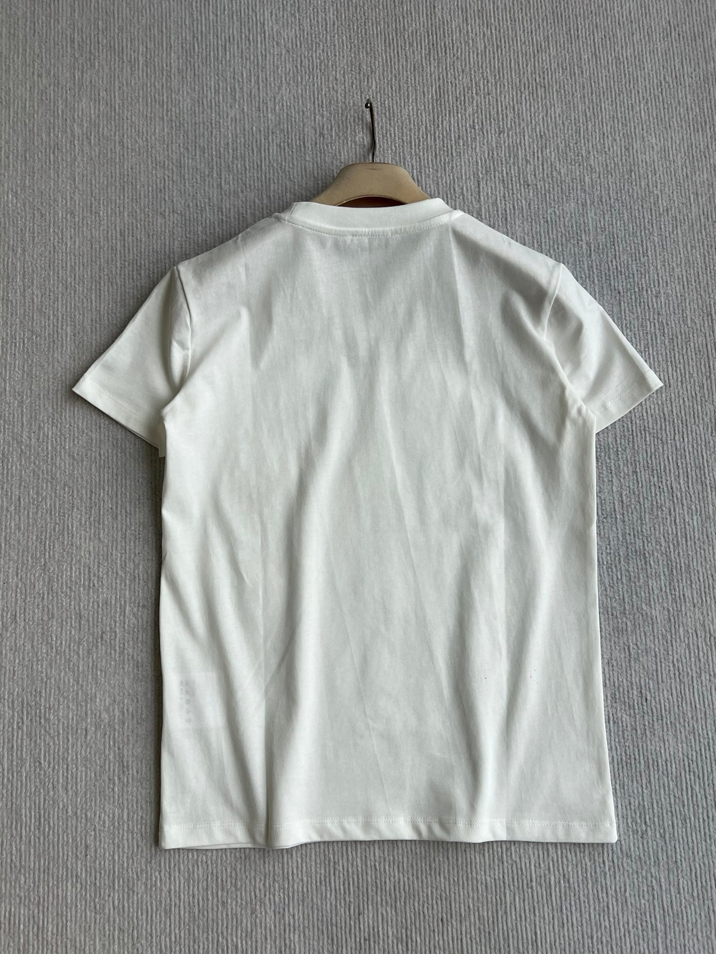 Miu Miu Short Sleeve Embroidered Floral T-Shirt White Cotton 372627