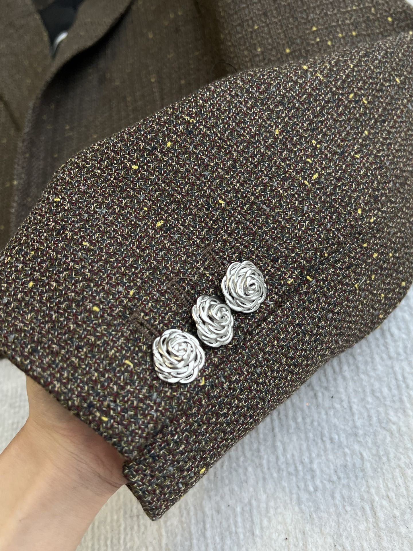 CC 26s Suit Deep Taupe Tweed 405213