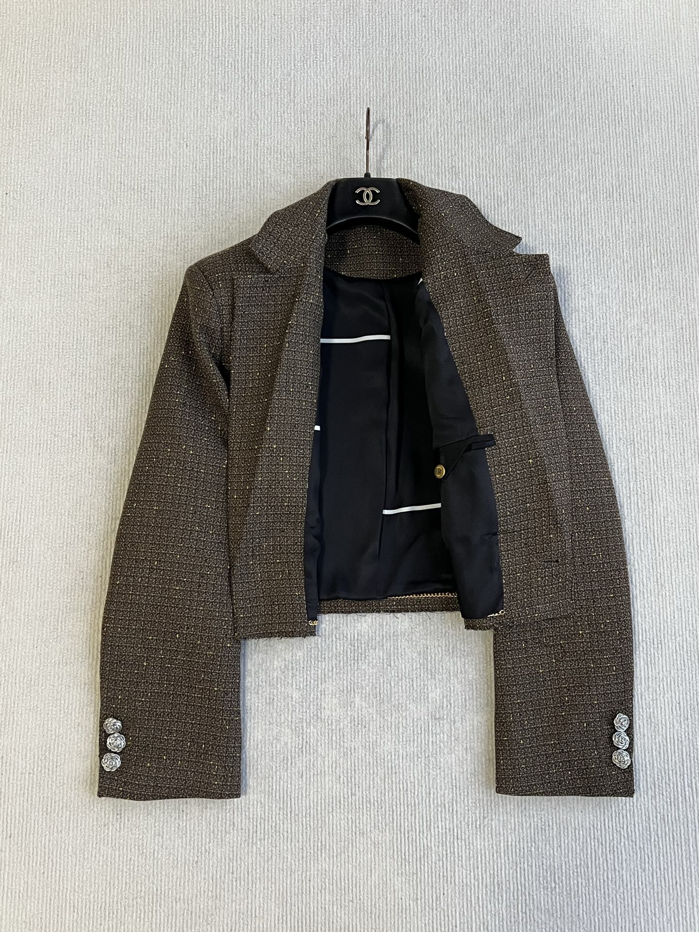 CC 26s Suit Deep Taupe Tweed 405213
