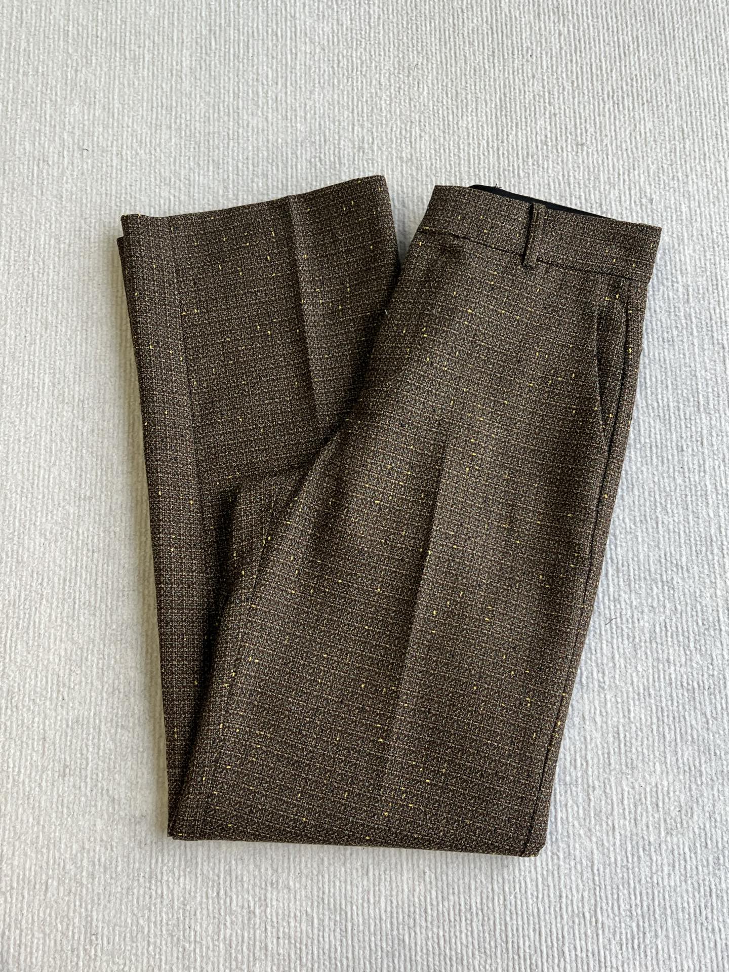 CC 26s Long Pant Deep Taupe Tweed 405214