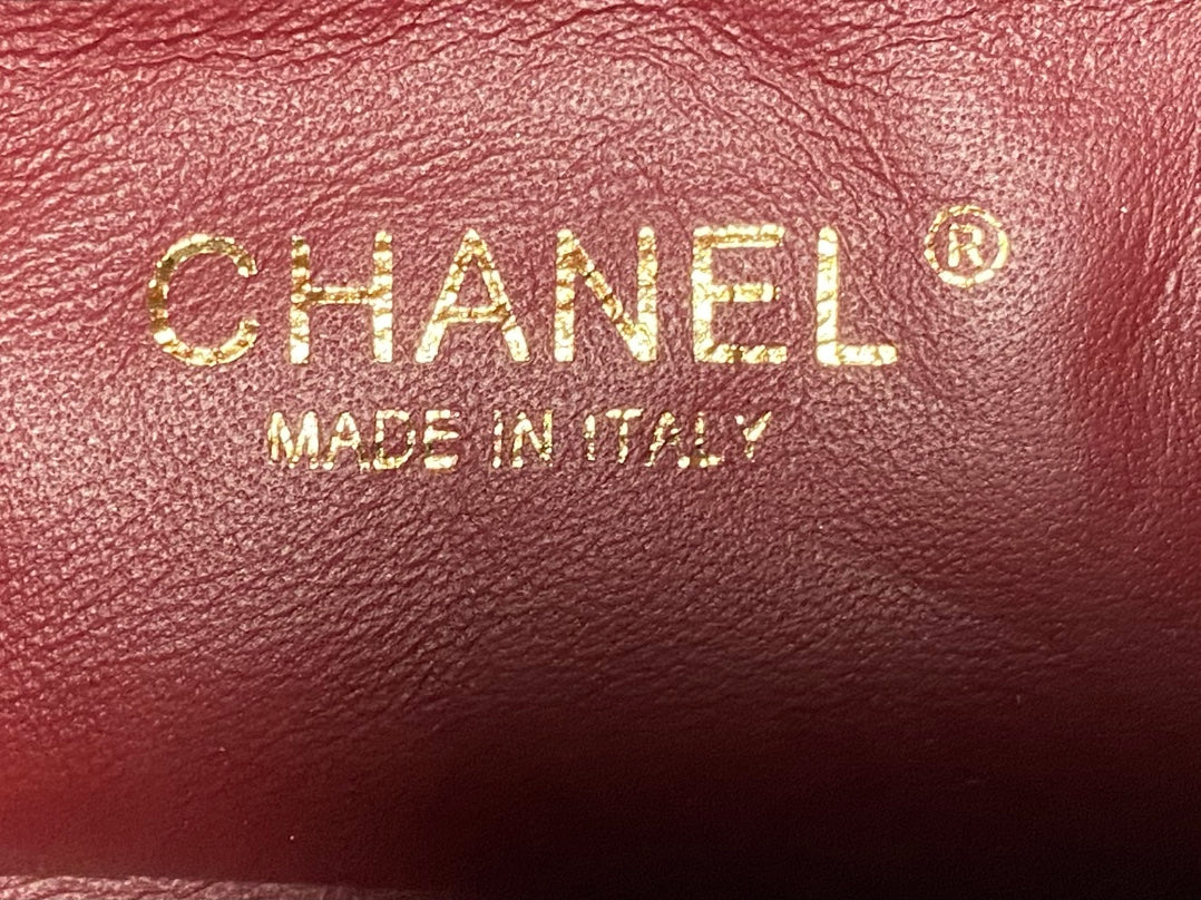 Chanel 2026 Pouch With Leather Strap 25cm Olive Green Calfskin