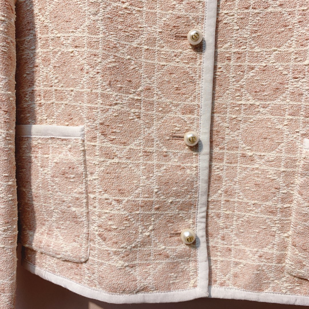 CD 25 Beige Diamond Pattern Dress Set 296152