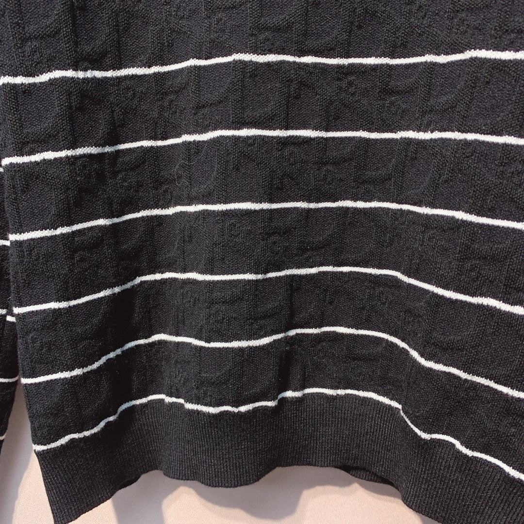 CD 25 Sweater Black And White Wool 301579