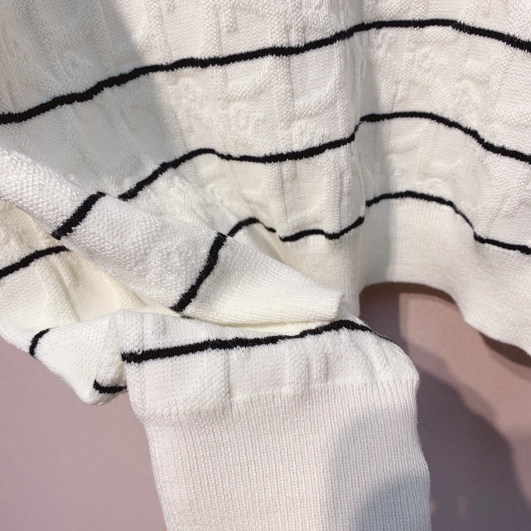 CD 25 Sweater Black And White Wool 301579