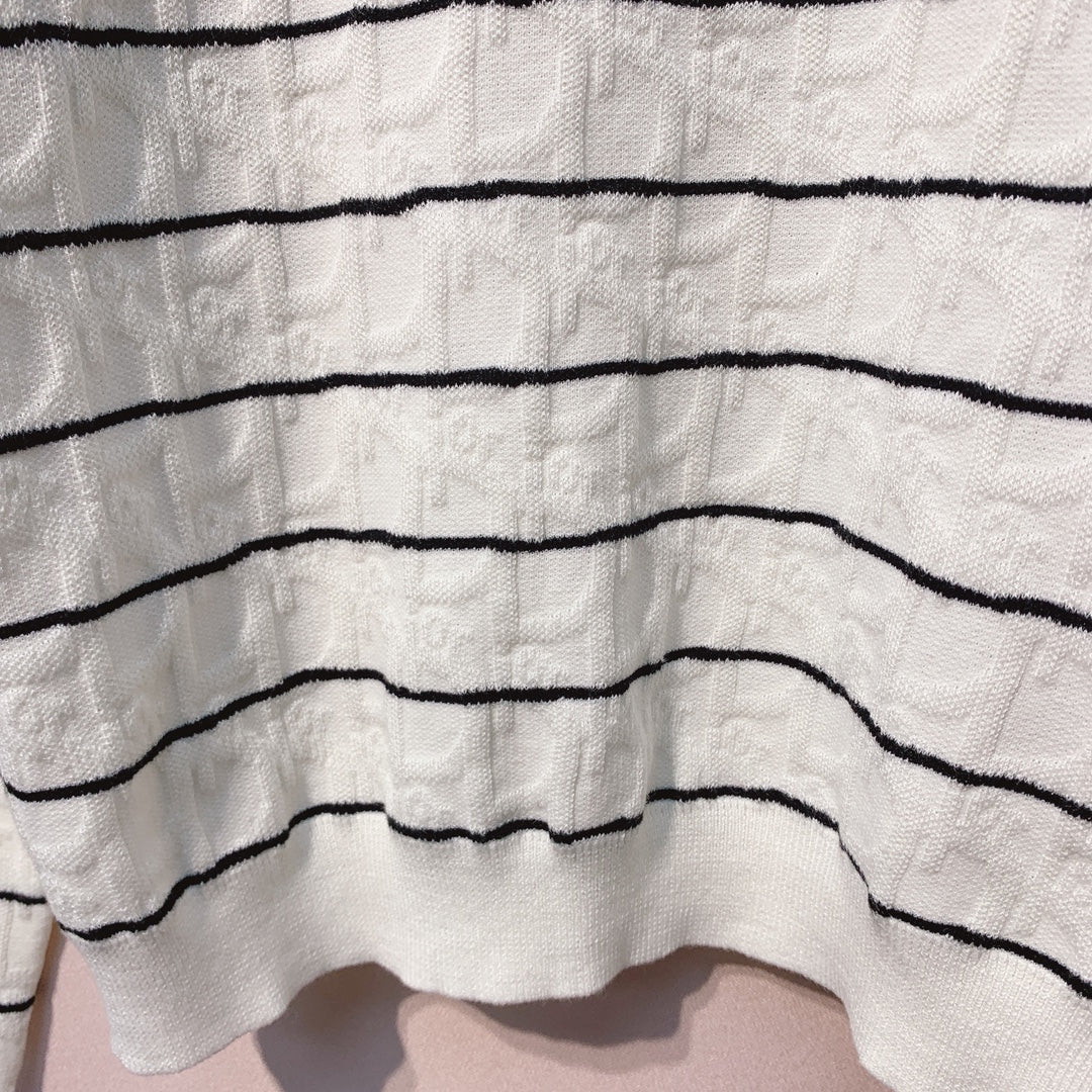 CD 25 Sweater Black And White Wool 301579