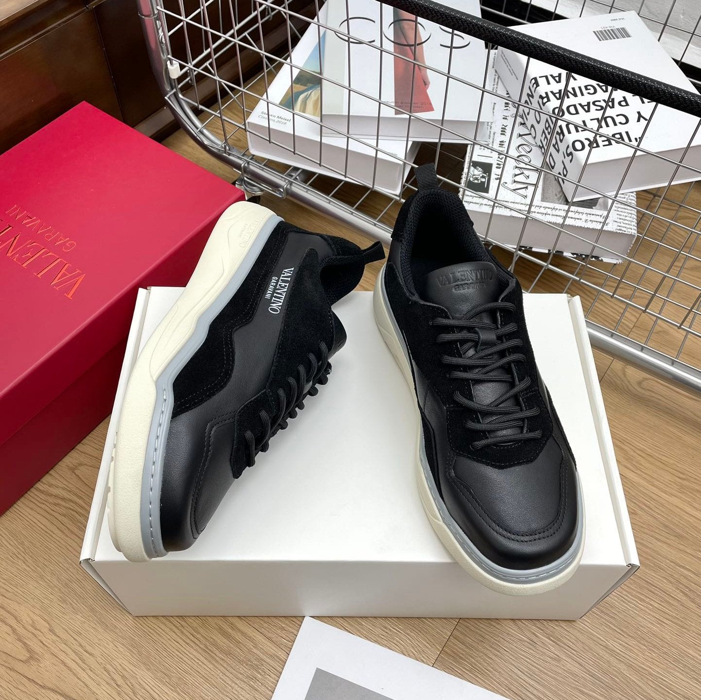 Gumboy Calfskin Sneaker Black 990115
