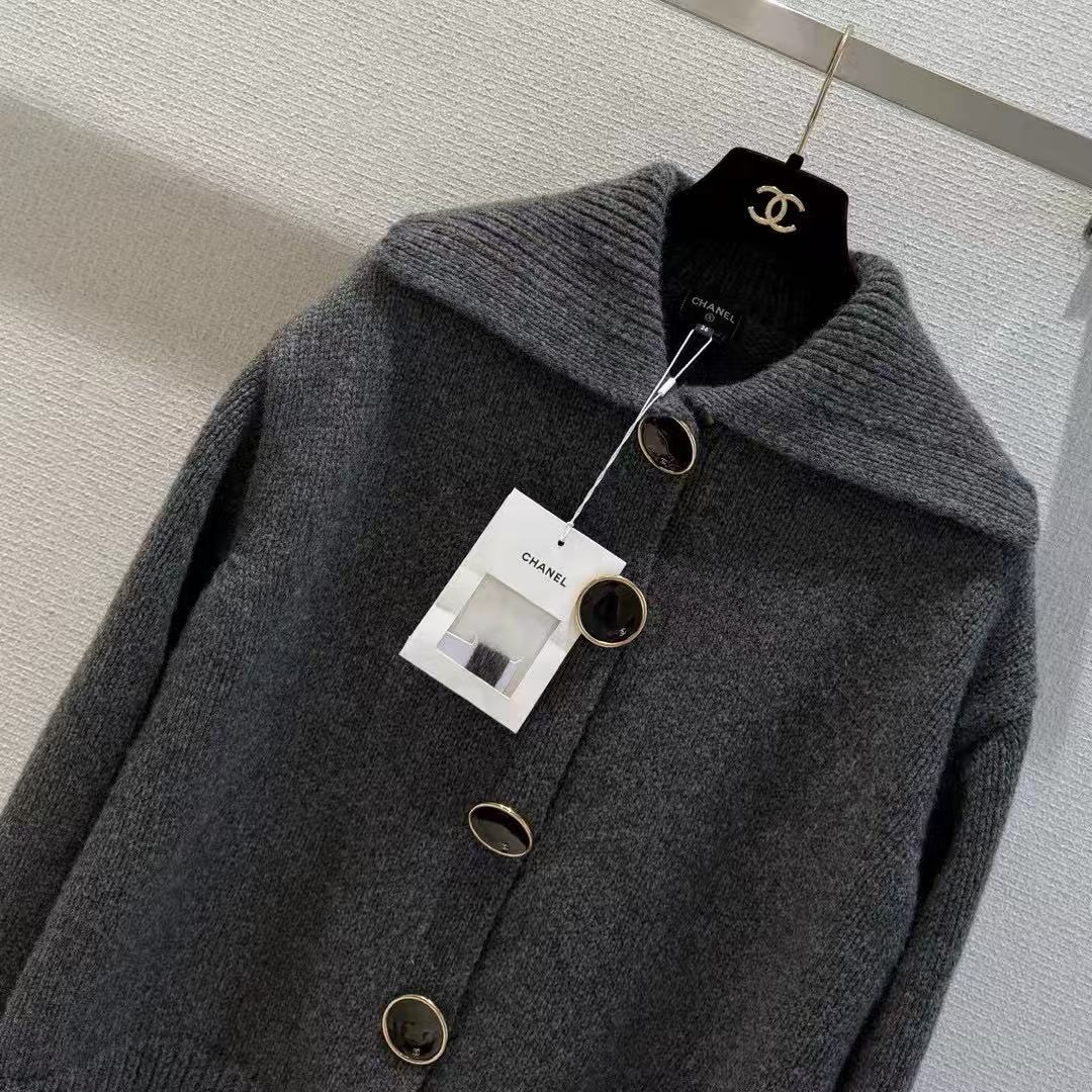CC 26s Cardigan Grey Wool 448909