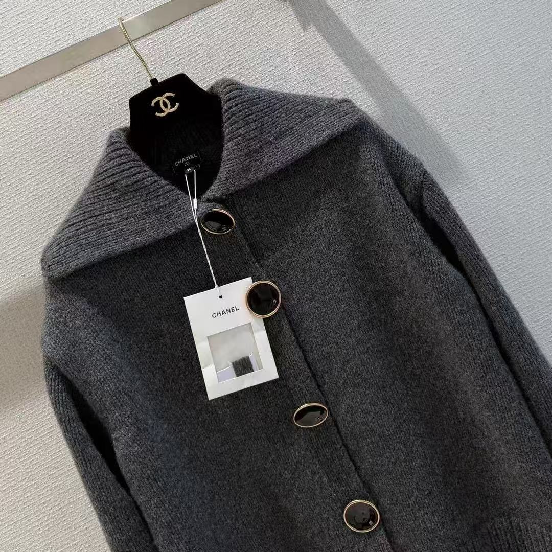 CC 26s Cardigan Grey Wool 448909