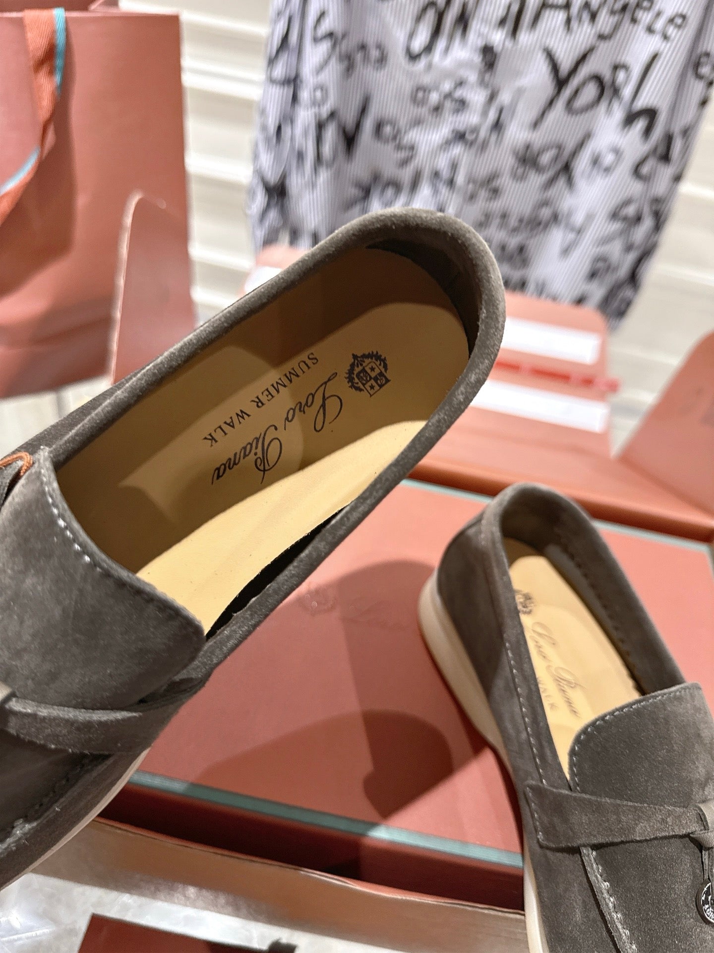 LP Summer Charms Walk Loafers Coffee Suede 565863