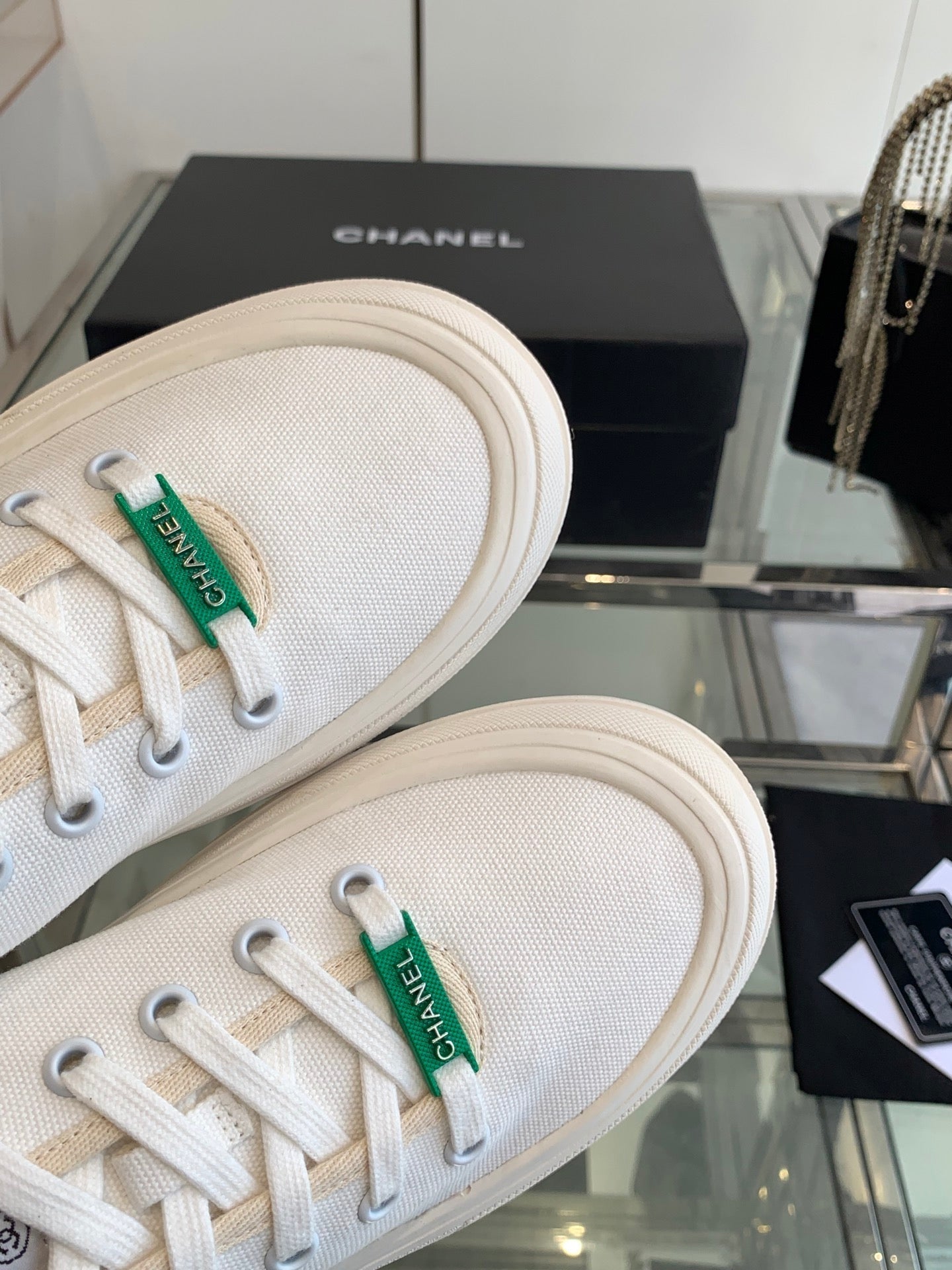 CC Sneaker White Canvas 203263