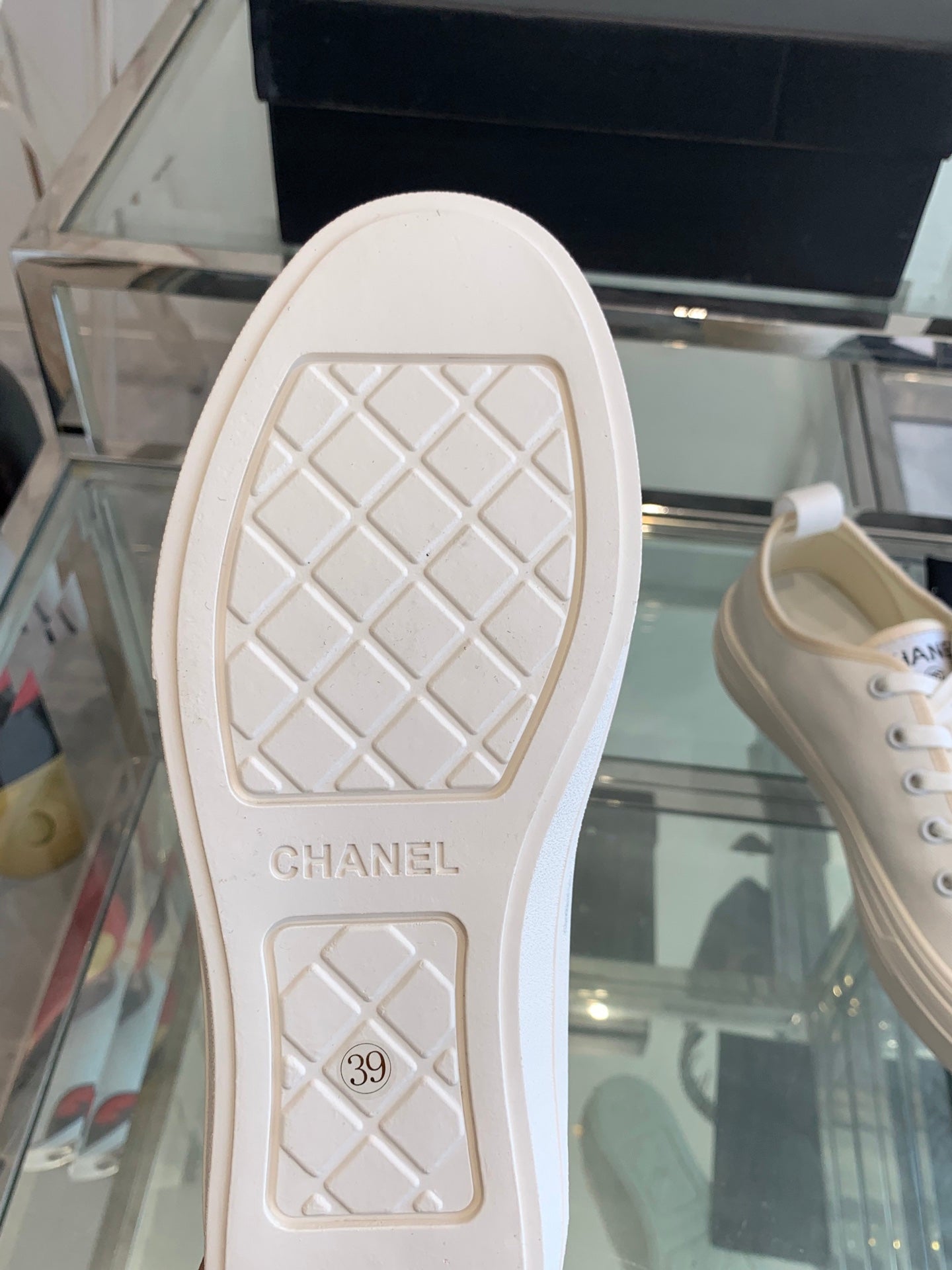 CC Sneaker White Canvas 203263