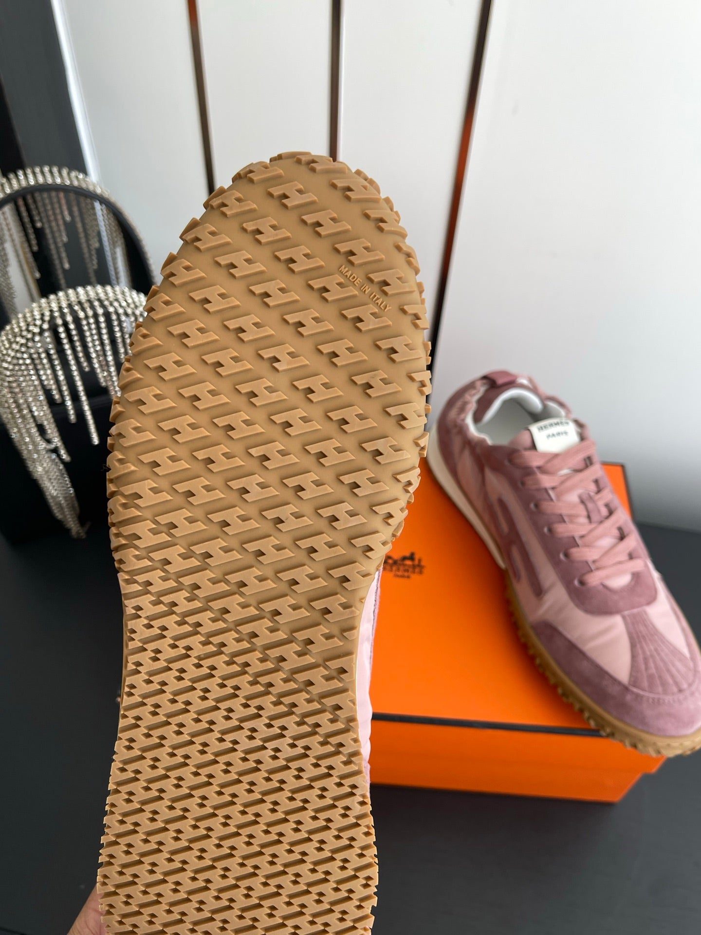 HM Jet Sneaker Pink Suede 739994