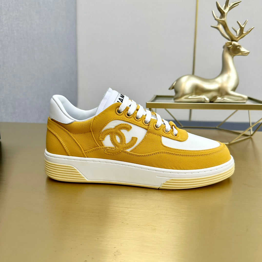 CC 24C Cruise Sneakers Yellow White Cotton 980932