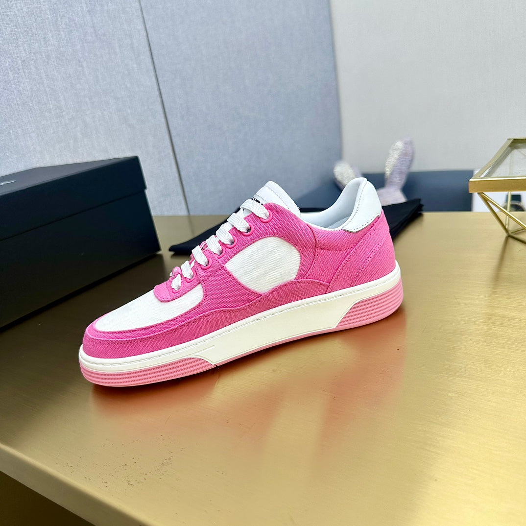 CC 24C Cruise Sneakers Hot Pink White Cotton 980938