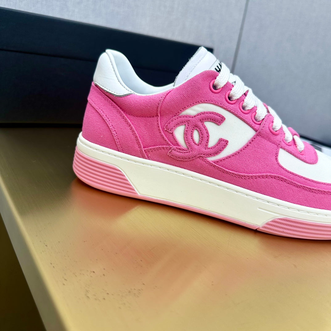 CC 24C Cruise Sneakers Hot Pink White Cotton 980938