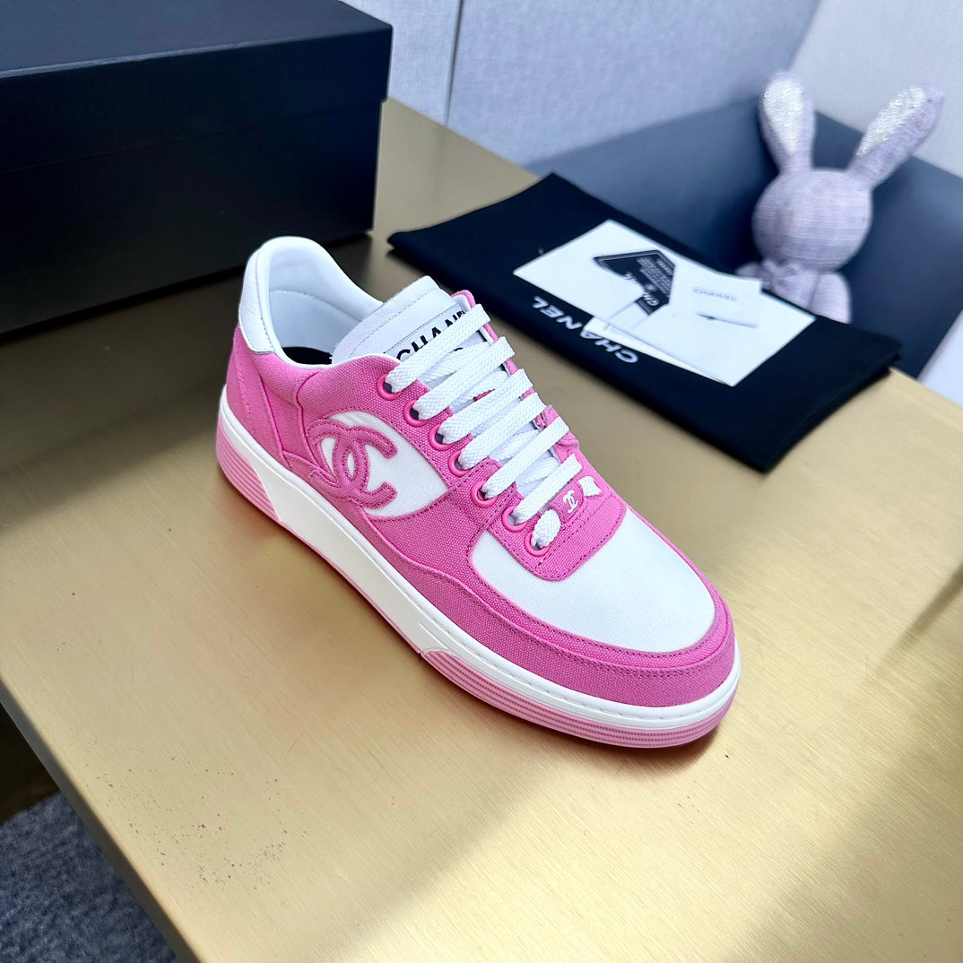 CC 24C Cruise Sneakers Hot Pink White Cotton 980938