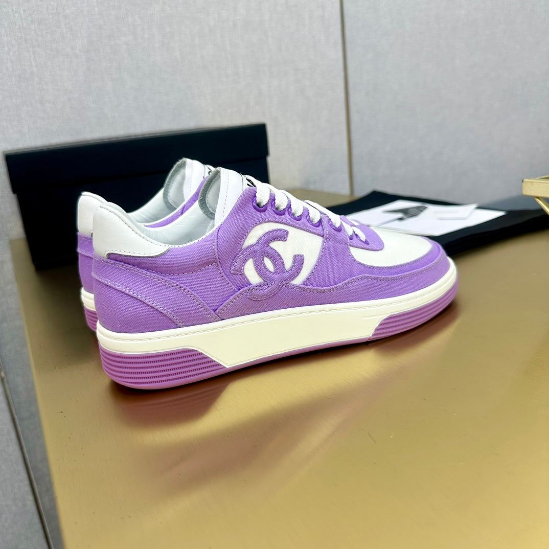 CC 24C Cruise Sneakers Purple White Cotton 980939