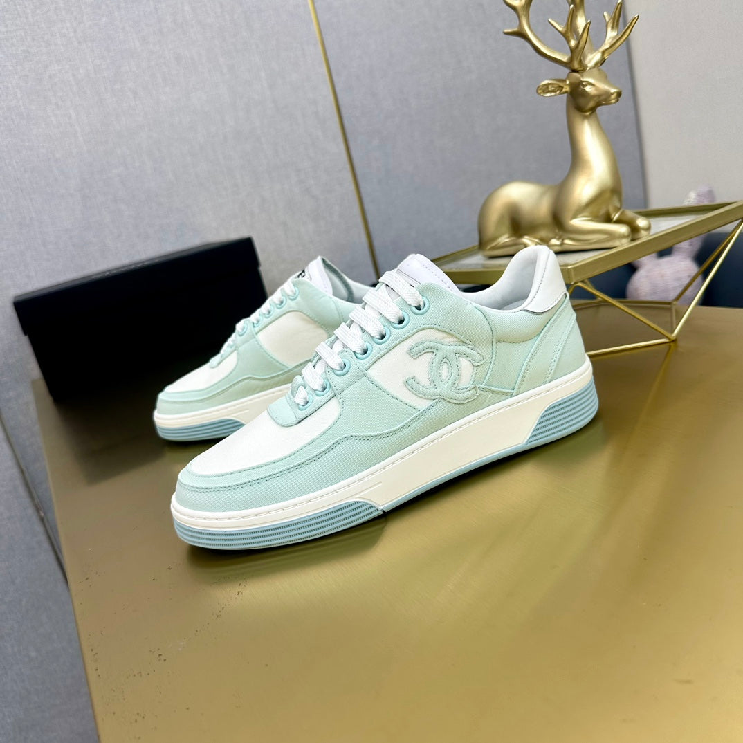CC 24C Cruise Sneakers Light Turquoise White Cotton 980940