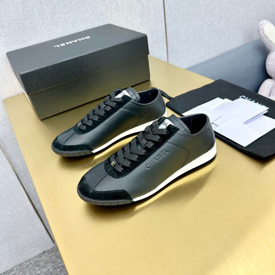CC 26s Sneakers Black White Calfskin 140270