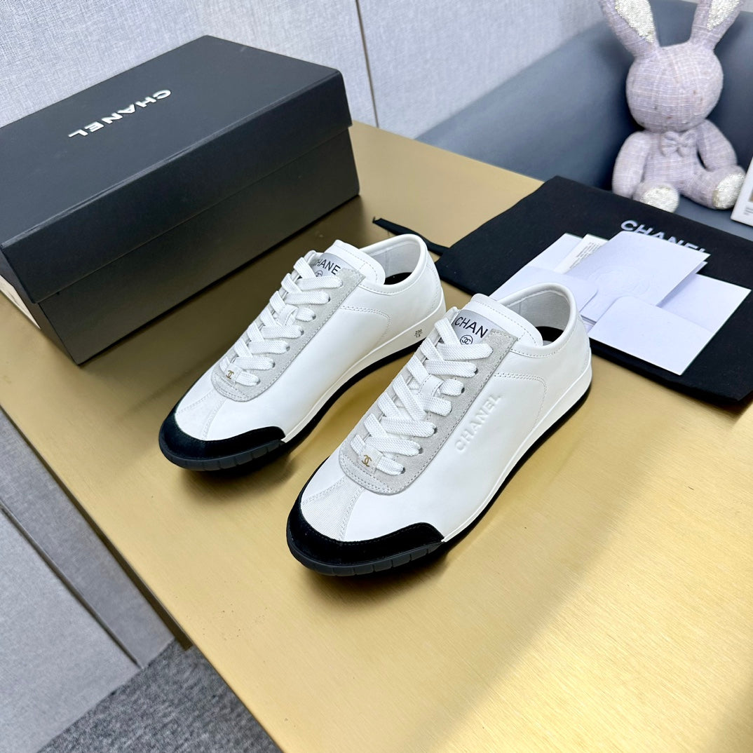 CC 26s Sneakers White Black Calfskin 140271