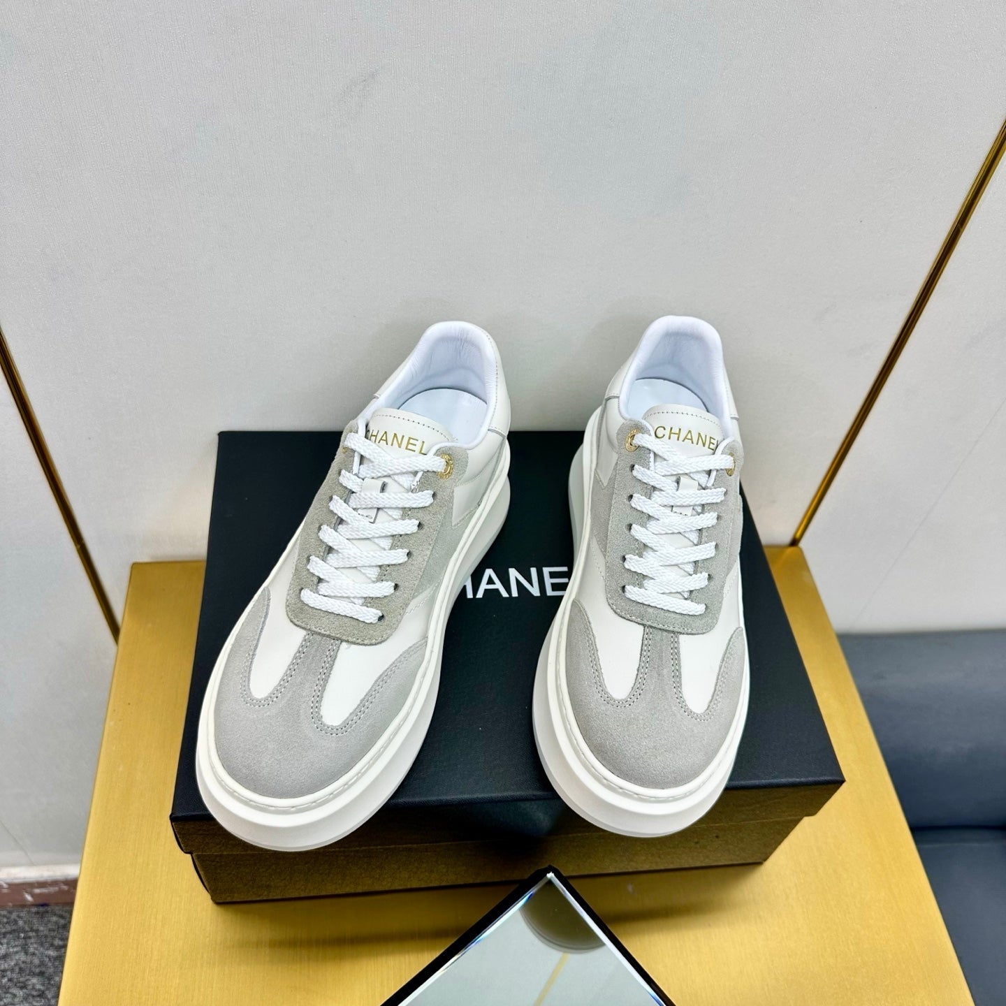 CC 25 Sneaker Gray mix White Suede 238472