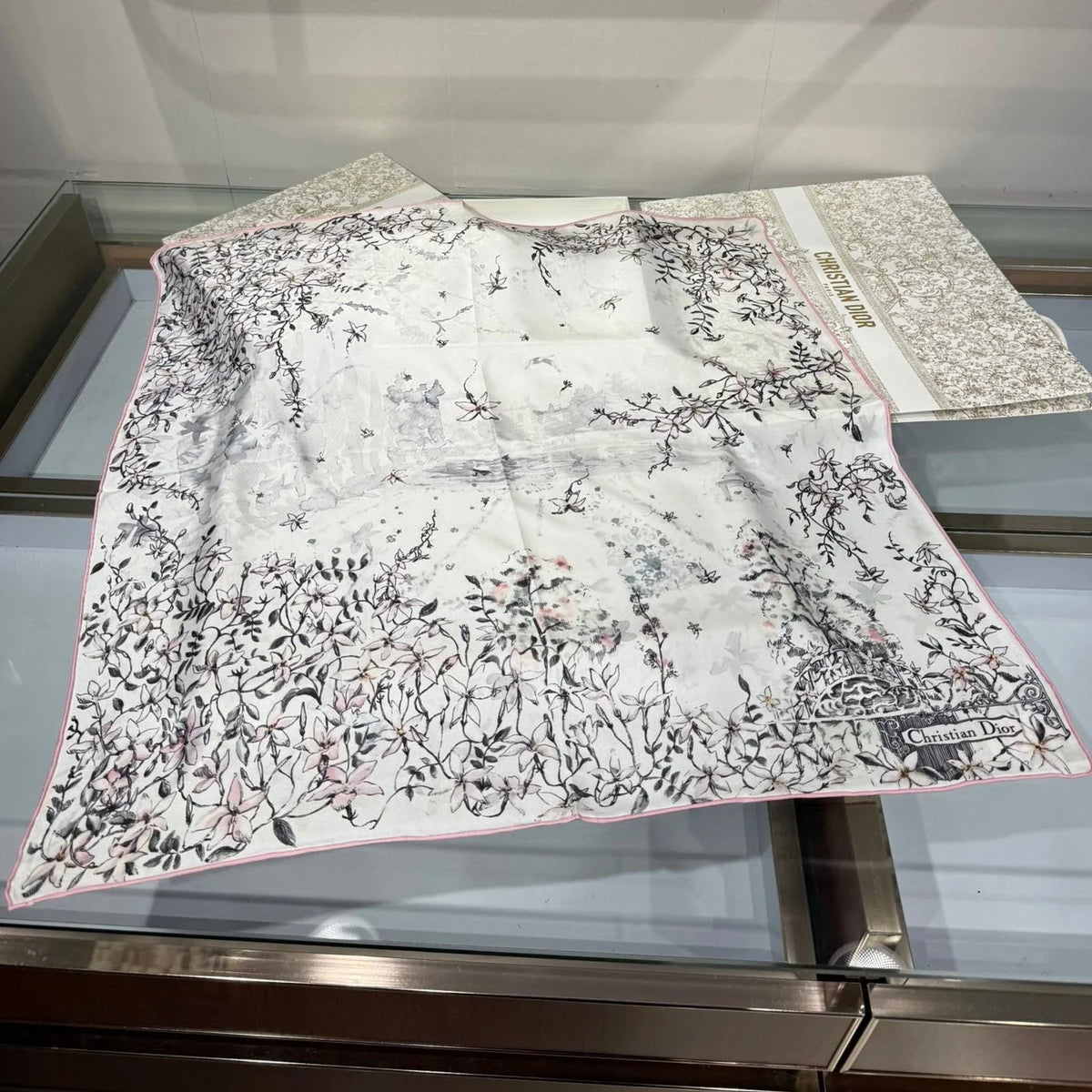 Dior 2026 Millefiori Scarf 70cm Colorful Silk 186958