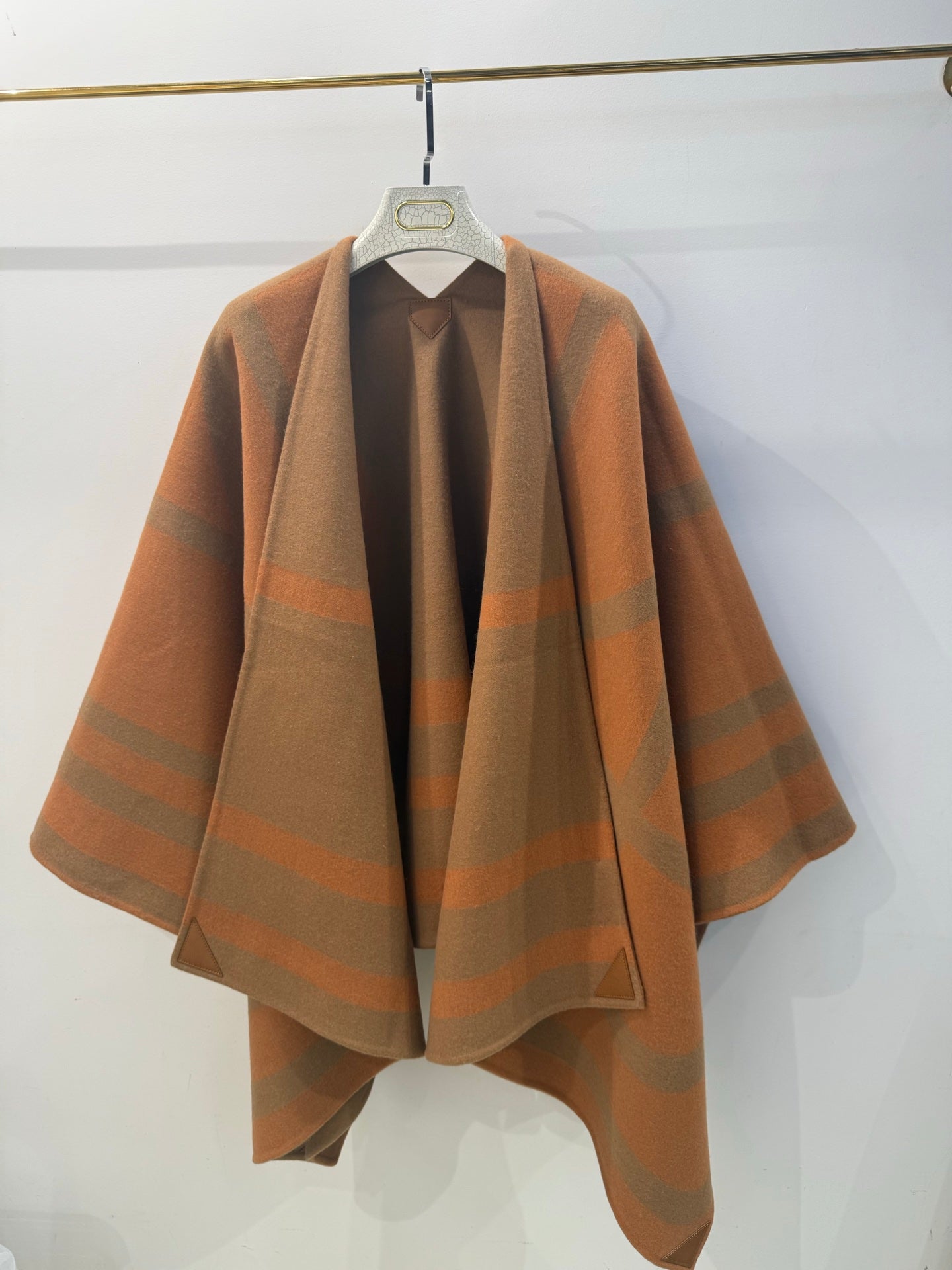 HM 26s Striped Reversible Cape/Shawl 216459