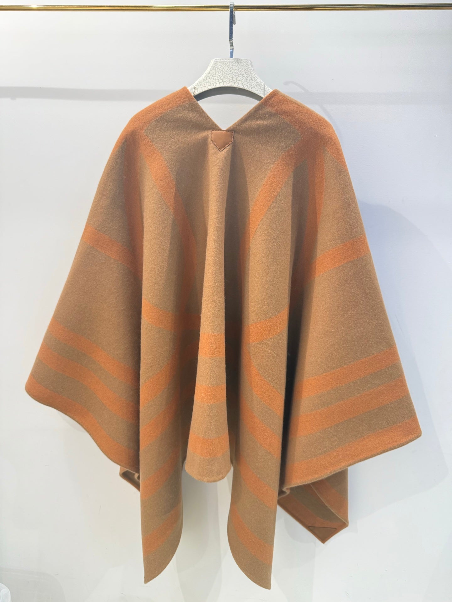 HM 26s Striped Reversible Cape/Shawl 216459