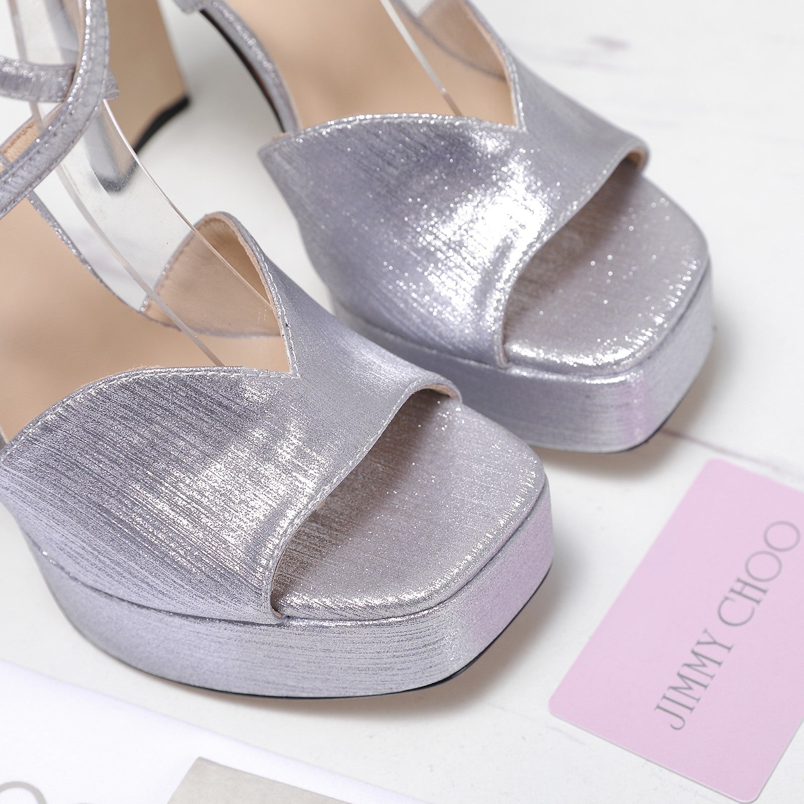 Jimmy Karli Platform Sandals 125m Grey Fabric 397352