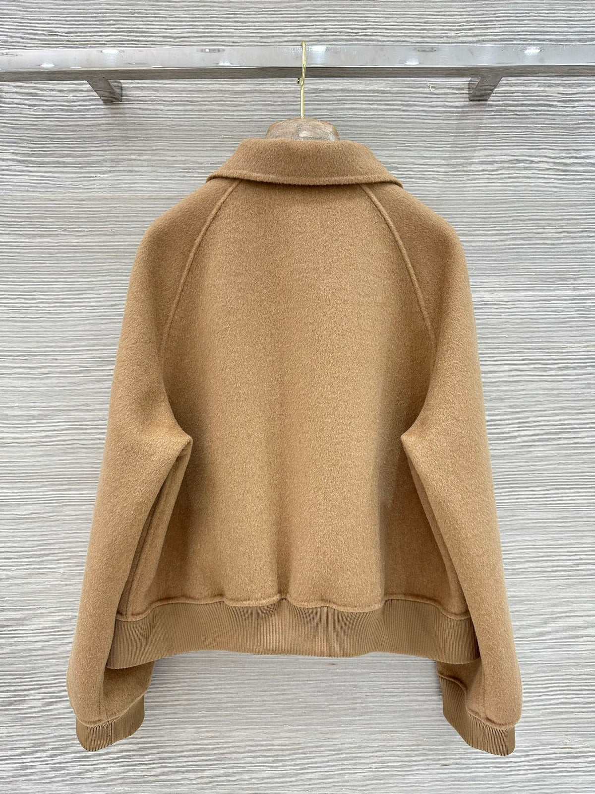 HM 26s Cashmere Bomber Jacket Camel 427322