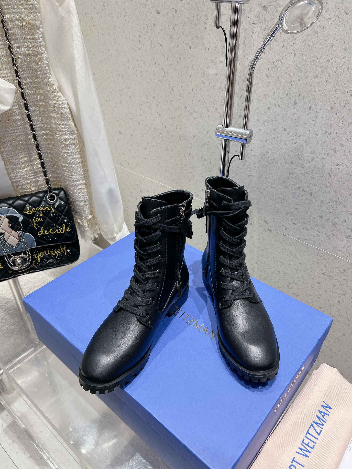 SW Mckenzee Boot with Buckle Black Leather 554362