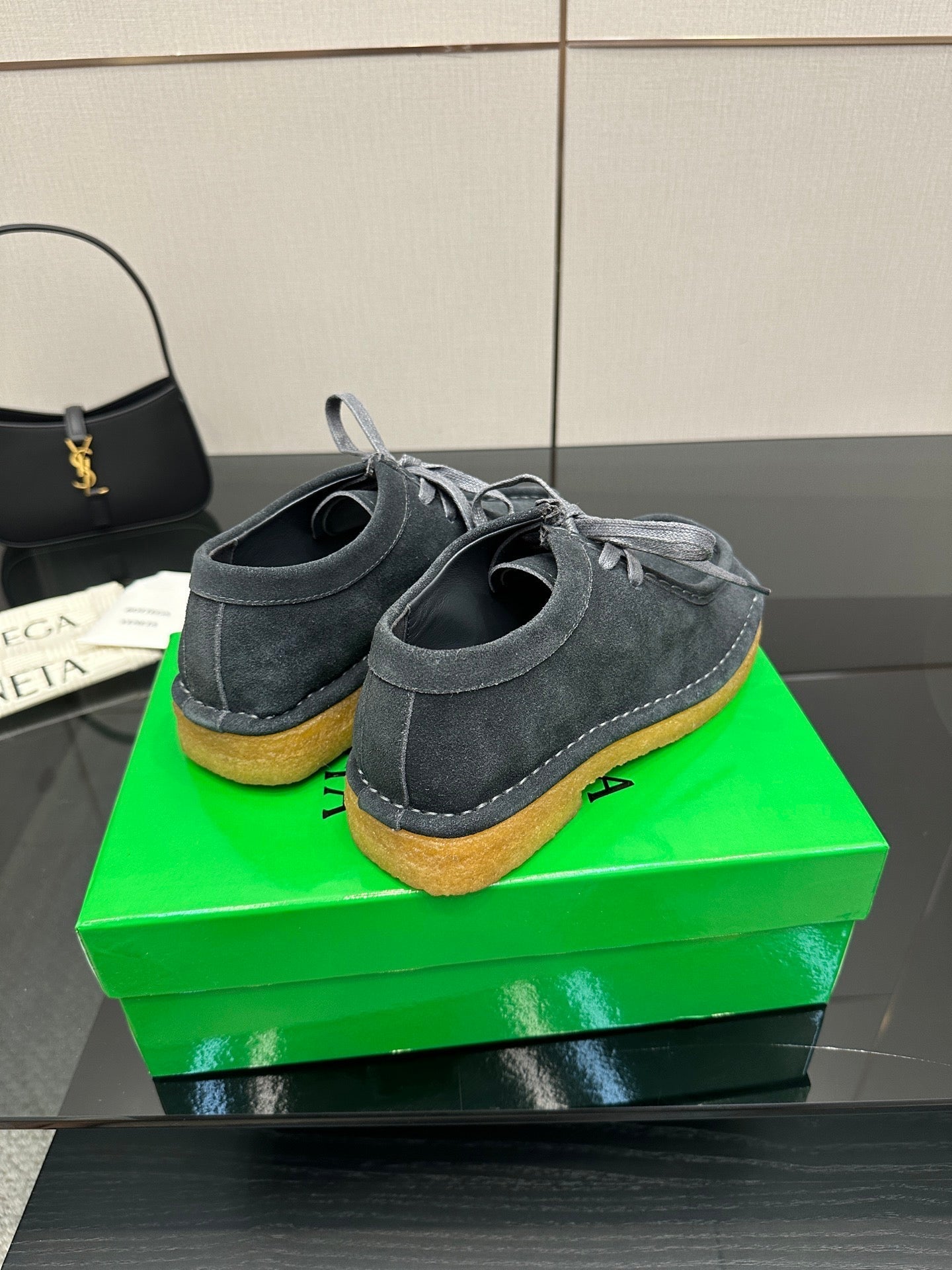 BV Daddy Desert Boots Grey Suede 427631
