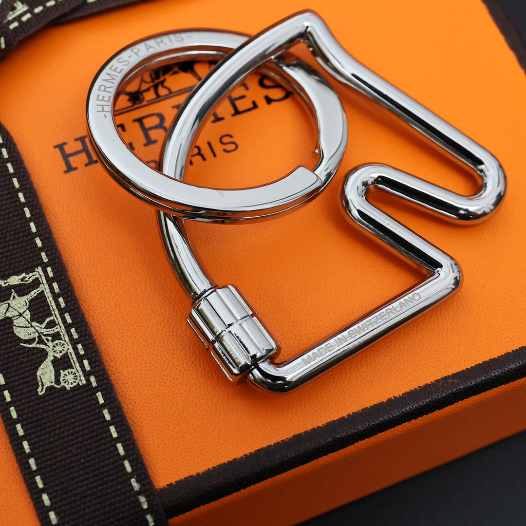 HM Horse Head Charm Silver Metal