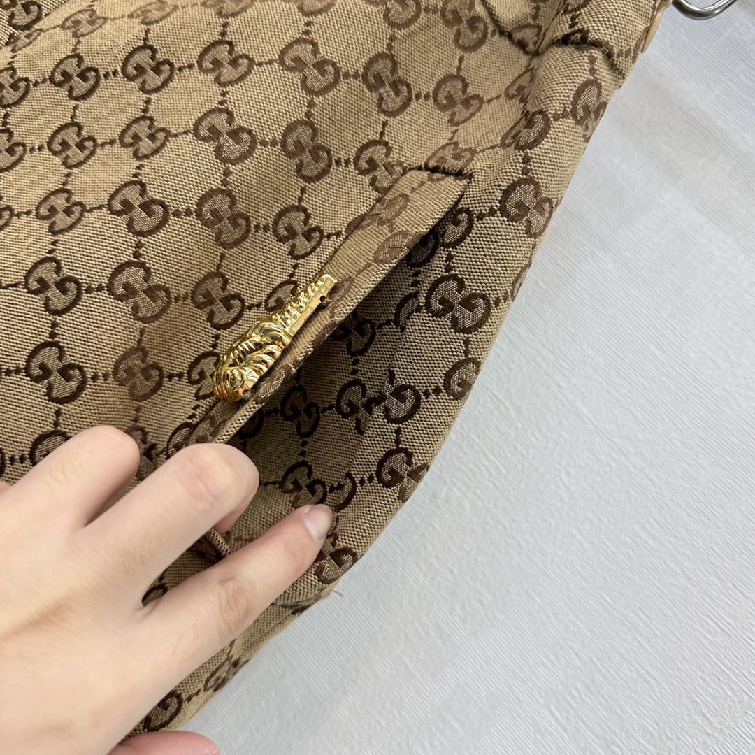 GG Shorts Horsebit Belt Beige Monogram Canvas Jacquard 349812