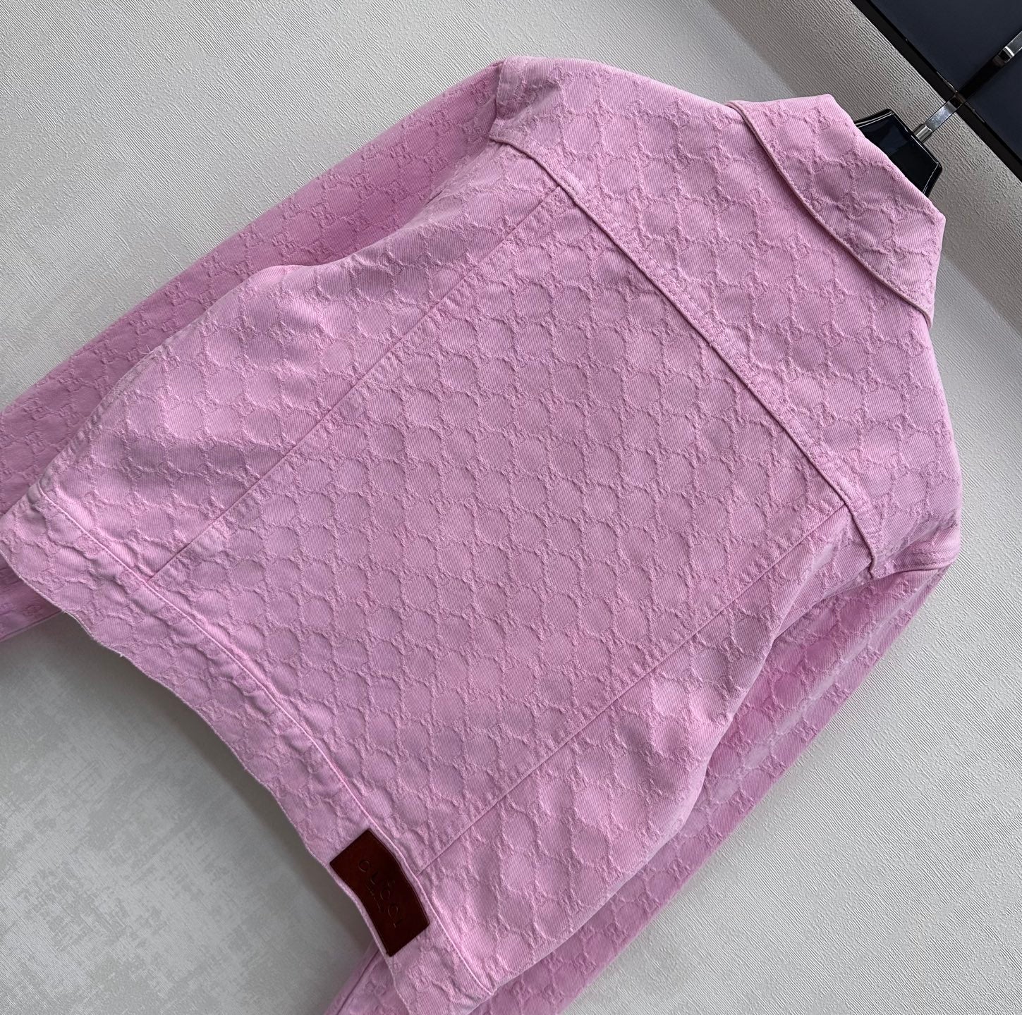 GG 26s Jacquard Jacket Hot Pink Denim 363931