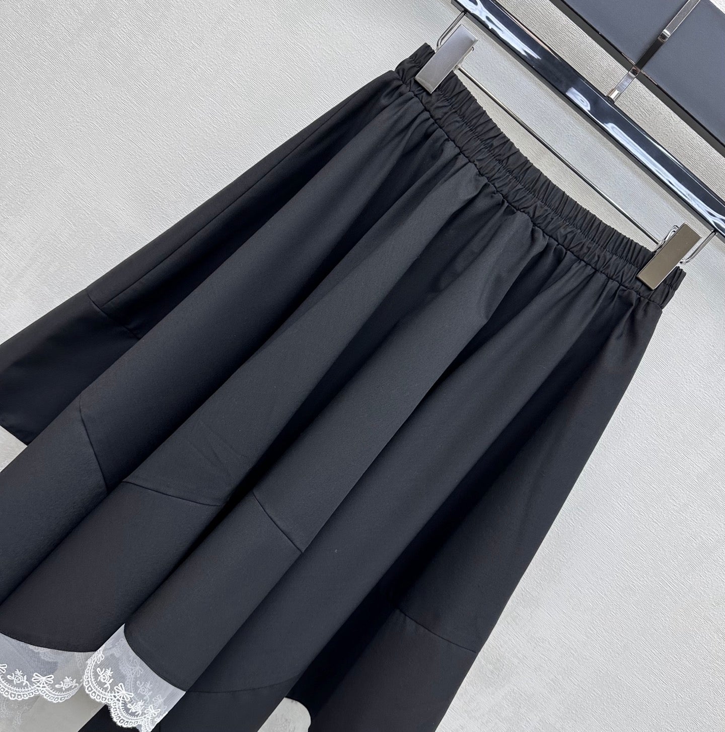 CD 26s Asymmetrical Skirt Black Polyester 363936